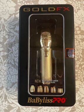 BaByliss Pro GoldFX Cordless Trimmer — Gold and Black NIB